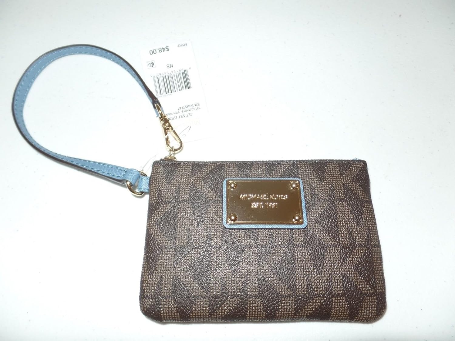 Michael Kors Women's Michael Kors Small Wristlet Jet Set Item Signature