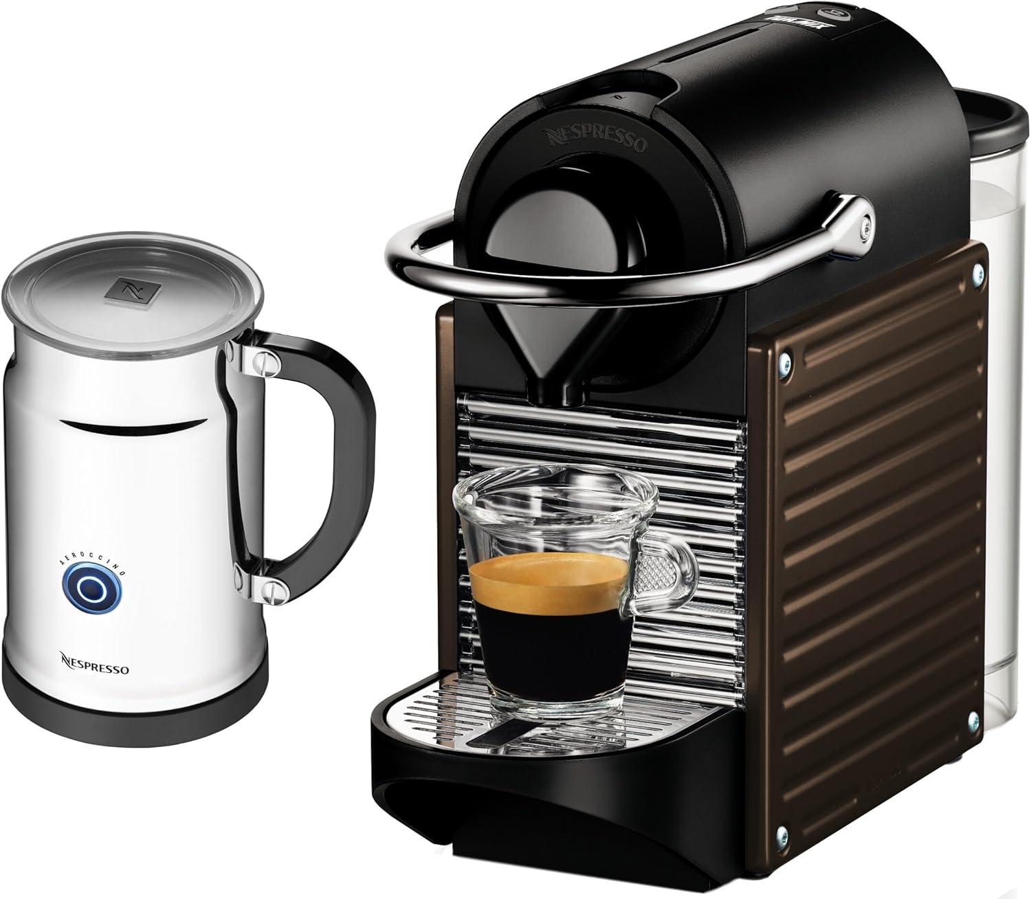 Nespresso C60 Pixie Brown Automatic Espresso Machine with