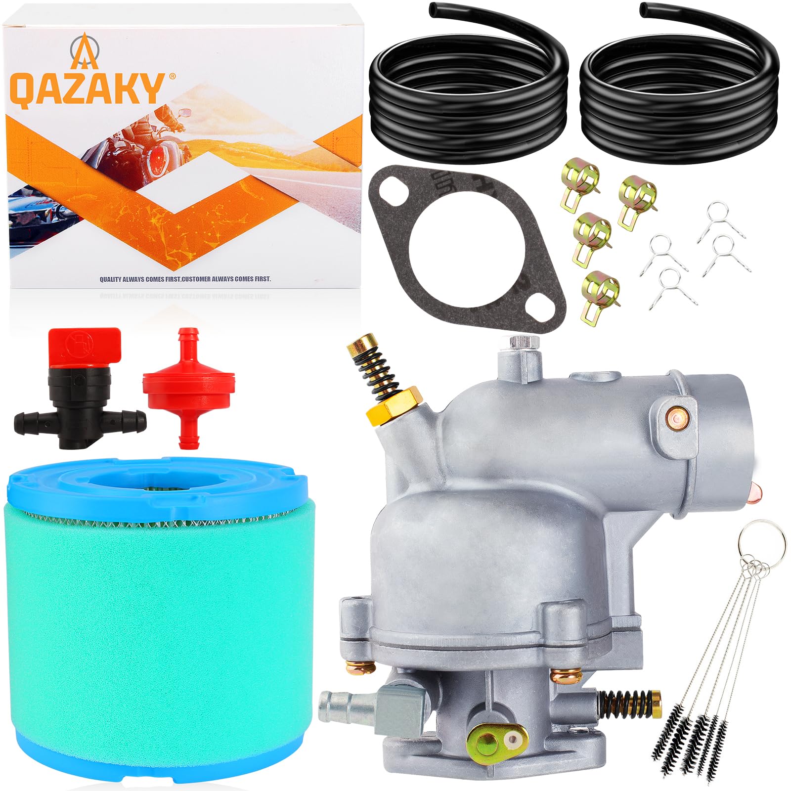 QAZAKY Carburetor Compatible with 299169 398170 390323 394228 7HP 8HP 9HP Horizontal Engine Troybilt Carb 170401 170412 190400 190412 194412 194415 195423 195431 195432 195435 195451