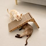 EHEYCIGA L Shape Vertical Cat Scratcher 48cm High Cardboard Scratching Board view 9