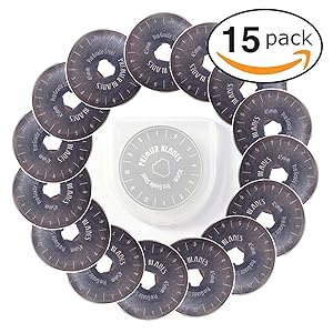 Premier Blades 45mm Rotary Cutter Blades – 15 Pack