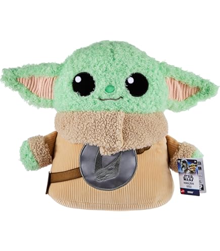 Amazon.com: STAR WARS Mandalorian Grogu Plush Holiday Themed Baby