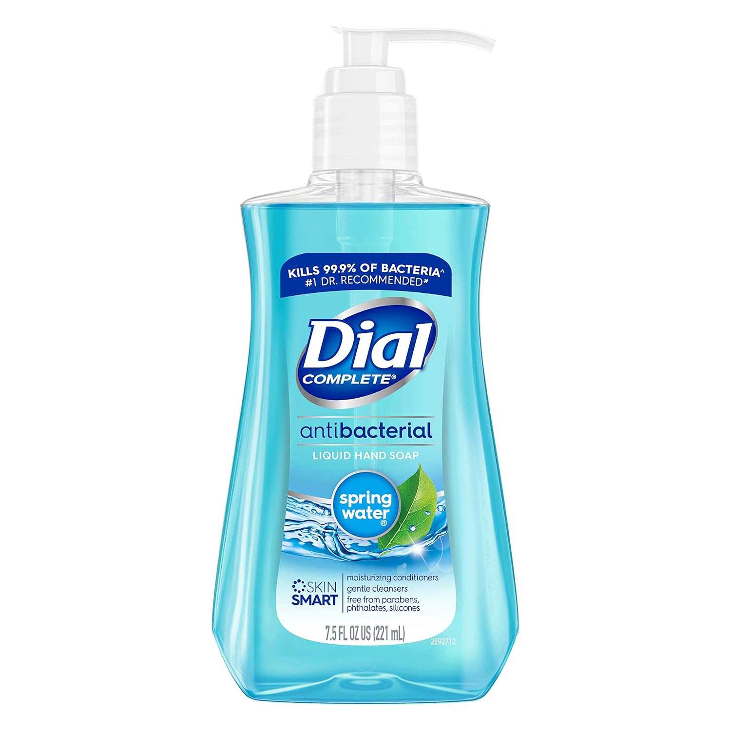 Dial Antibacterial Liquid Hand Soap, Spring Water, 7.5 Fl Oz (Pack of 1) : Hand Washes : Beauty