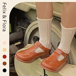 Felix & Flora Toddler Little Girl Brown Mary Jane