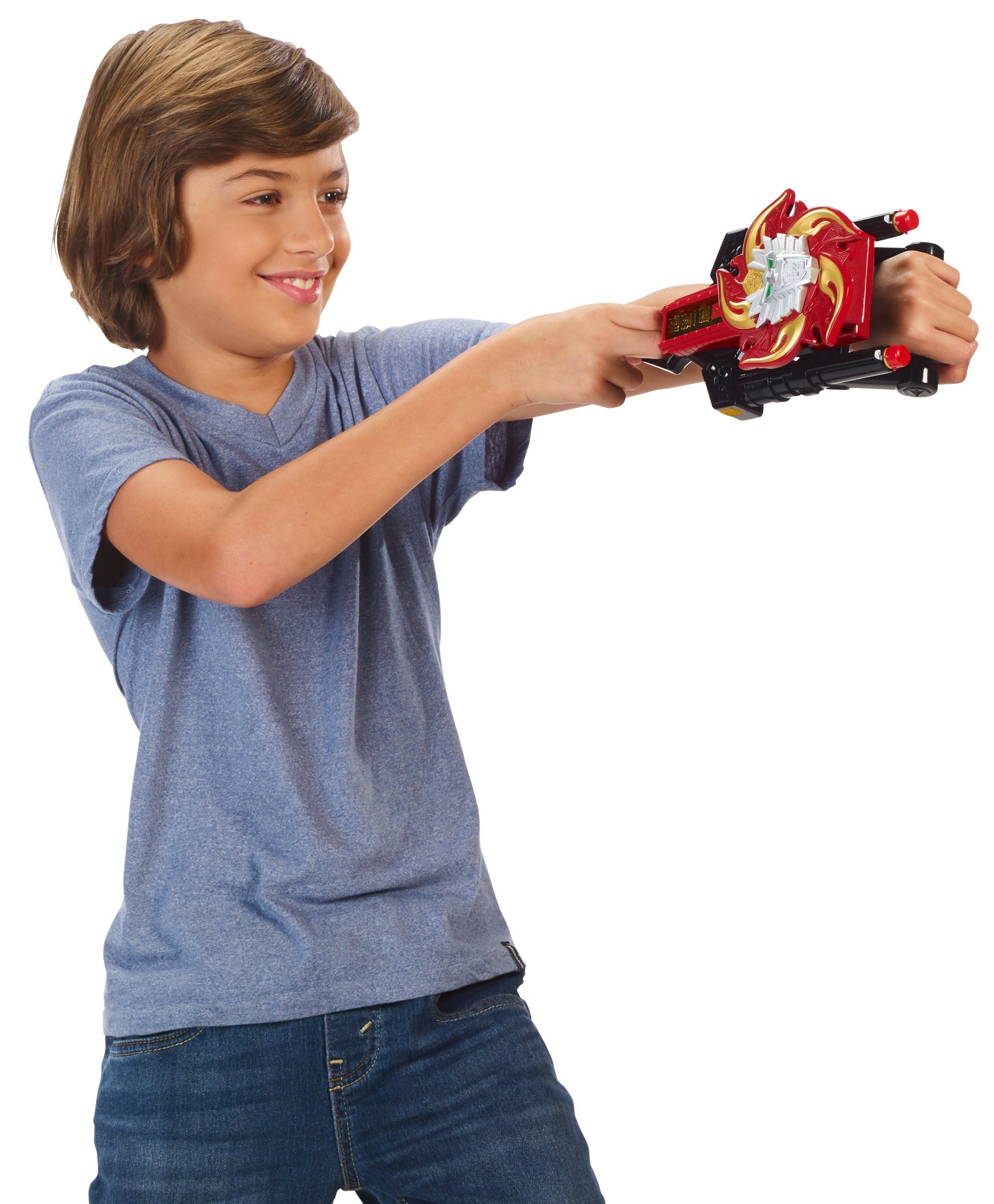 Super Ninja Steel Lion Fire Battle Morpher DX, With Role Play Morpher, 2 Foam Darts Lion Fire Morpher For 4 months to 99 months