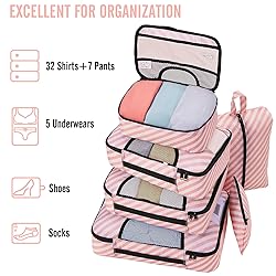 Veken 8 Set Packing Cubes for Travel