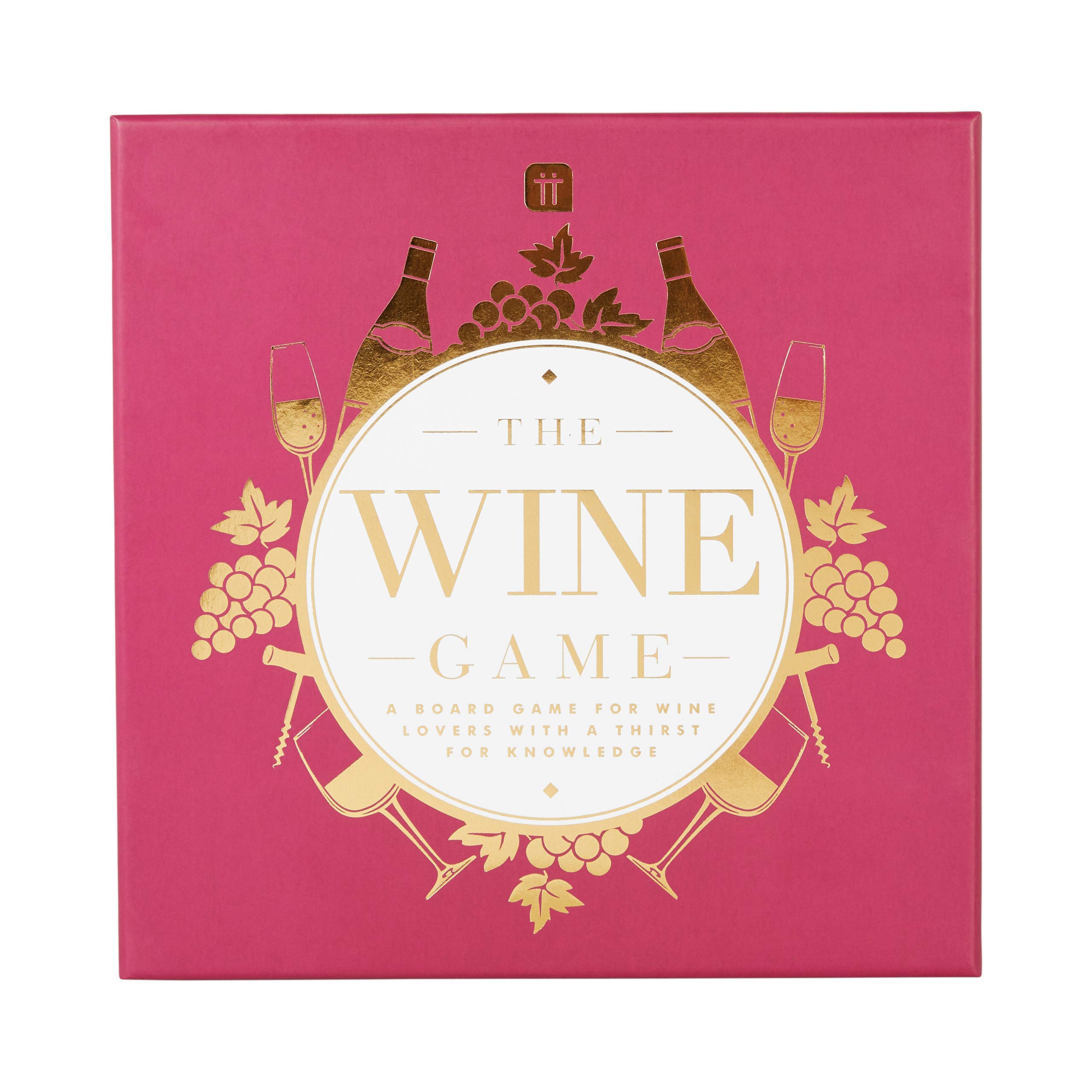 Wine Themed Trivia Board Game| Games Night | Adults, After Dinner Party, Table Game, General Knowledge, Wines Lover, Alcohol, Bottle, Drinking, Christmas, Birthday, Present