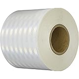 3M 3430 White Micro Prismatic Sheeting Reflective Tape - 0.25 in. X 15 ft. Non Metalized Adhesive Tape Roll. Safety Tape
