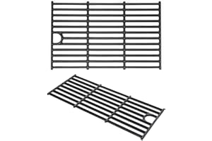 ZCLYUYA 17" Grill Replacement Parts for Charbroil Grill Grates G426-0004-W1 Cast Iron G426-0005-W1 Cooking Grate for Charbroil Performance 2 Burner Grill Grates 463630021 463660421 463655621 463630422 - 2PCS