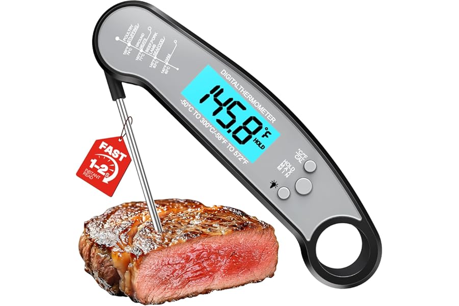 Best Kitchen Gadget Gift Instant Meat Thermometer 2026