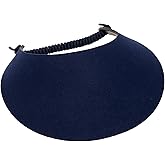 MG Women's Cotton Solid String Sun Visor Hat