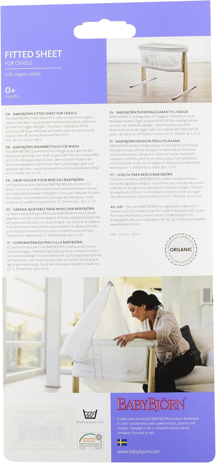 babybjorn cradle sheets
