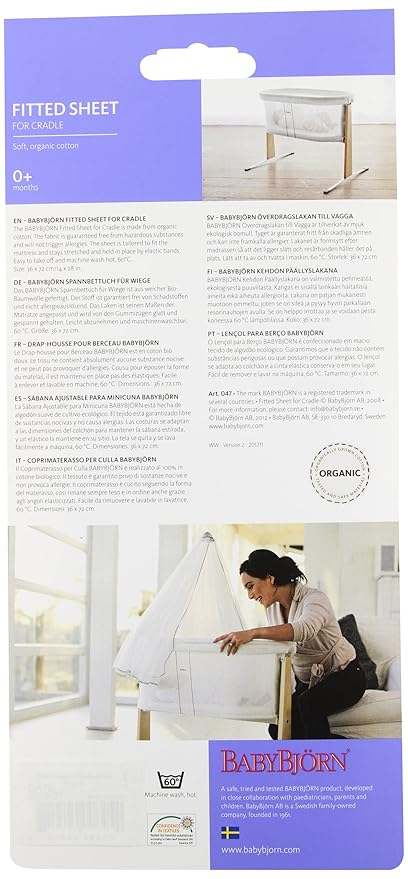 babybjorn cradle sheets