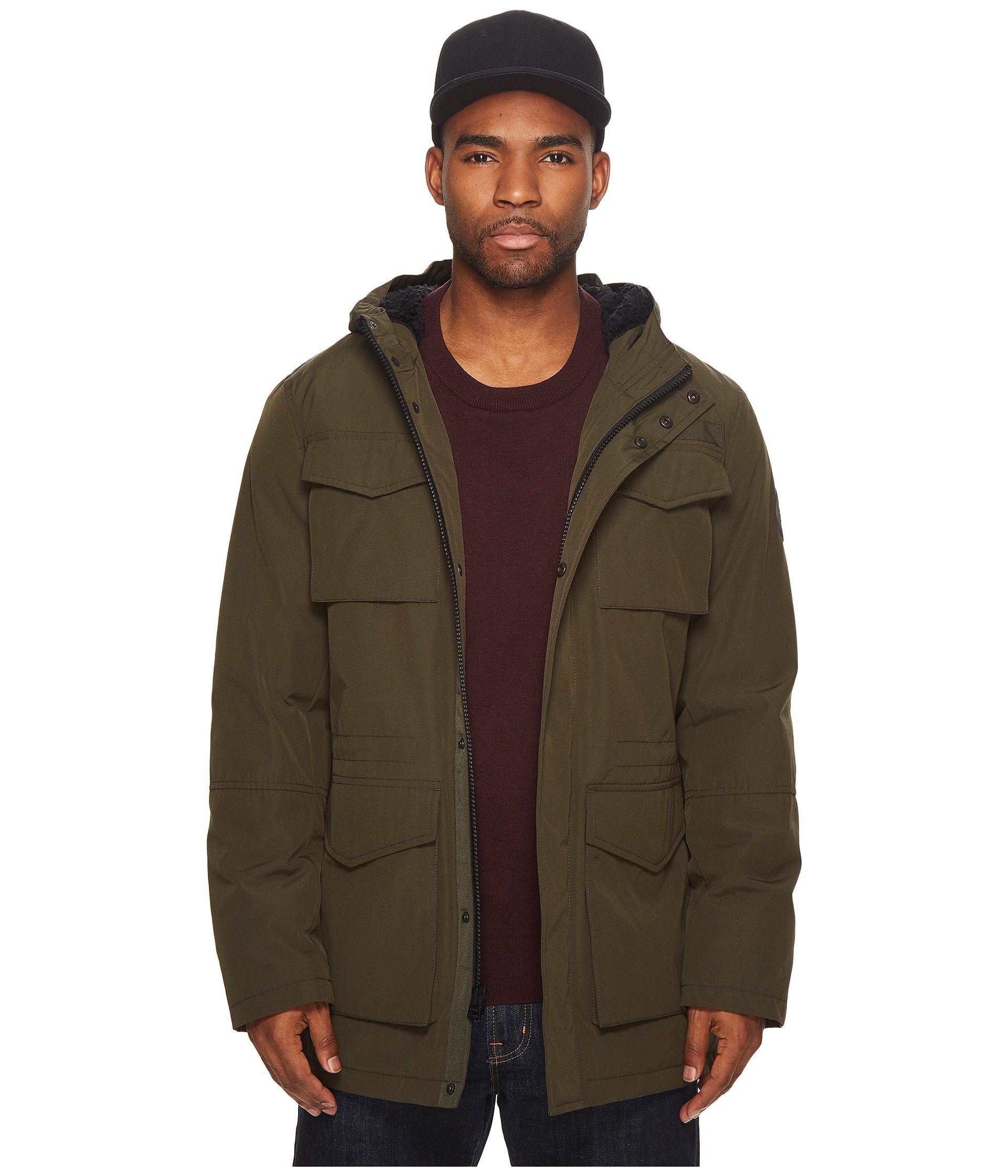levi's men's arctic cloth sherpa lined field parka jacket