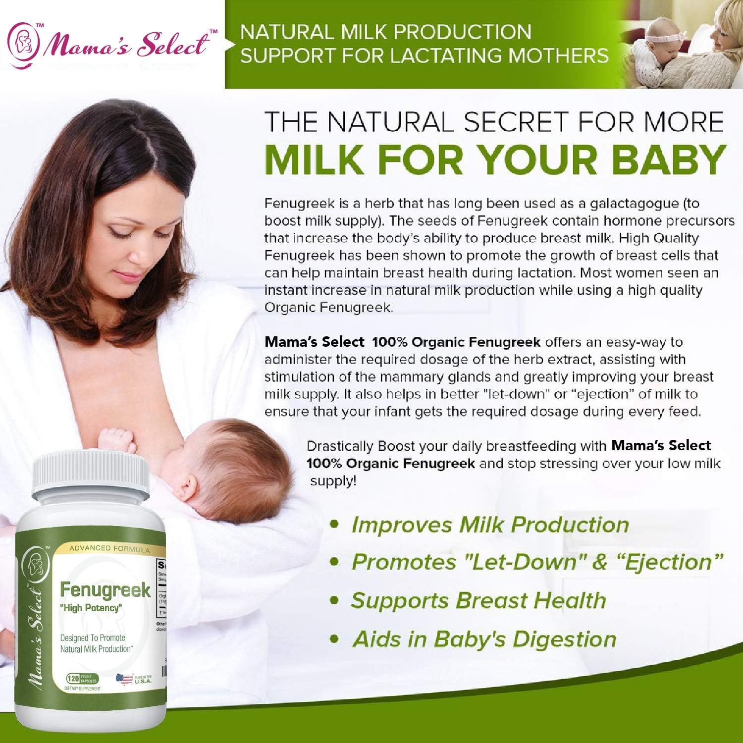 fenugreek for milk supply