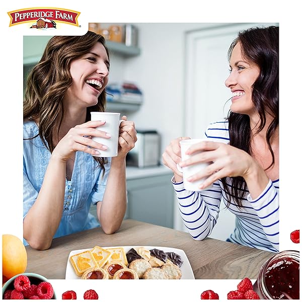 PEPPERIDGE FARM VERONA APRICOT RASPBERRY THUMBPRINT COOKIES, 6.75 OZ. BAG