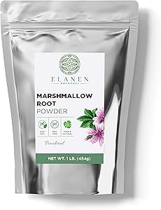 Marshmallow Root Powder 16 oz. (1 lb. Bag), Contains Organic Non-GMO Marshmallow Root in Non-BPA Packaging, Marshmallow Root Powdered, Althaea Officinalis, Marshmallow Herb, Powdered