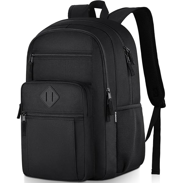 Amazon.com: ZORFIN 26L Black Backpack for College, and Travel