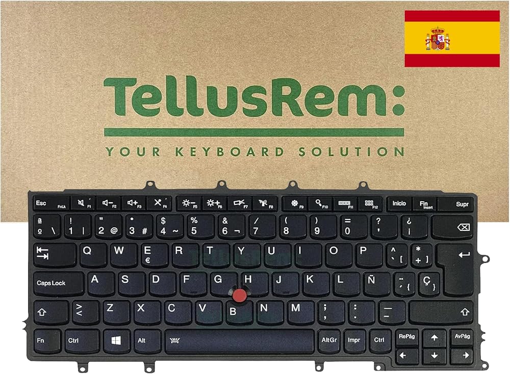 TellusRem Spanish Backlit Keyboard for Lenovo Thinkpad X230s X240 X240S X250
