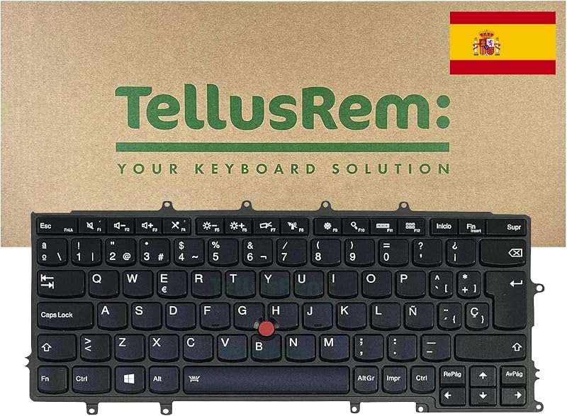 TellusRem Spanish Backlit Keyboard for Lenovo Thinkpad X230s X240 X240S X250