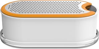 Fiskars Handreibe mit Behälter, Füllinhalt: 400 ml, Maße (LxBxH): 16,8 x 9,0 x 5,9 cm, Metall/Kunststoff, Functional Form, 1019530