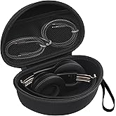 STUKCAZE Portable Headphone Case for Beats Studio Pro / 3 Solo 3 Solo 4, Over Ear Headphone Storage Case with Large Space Pocket for Cables