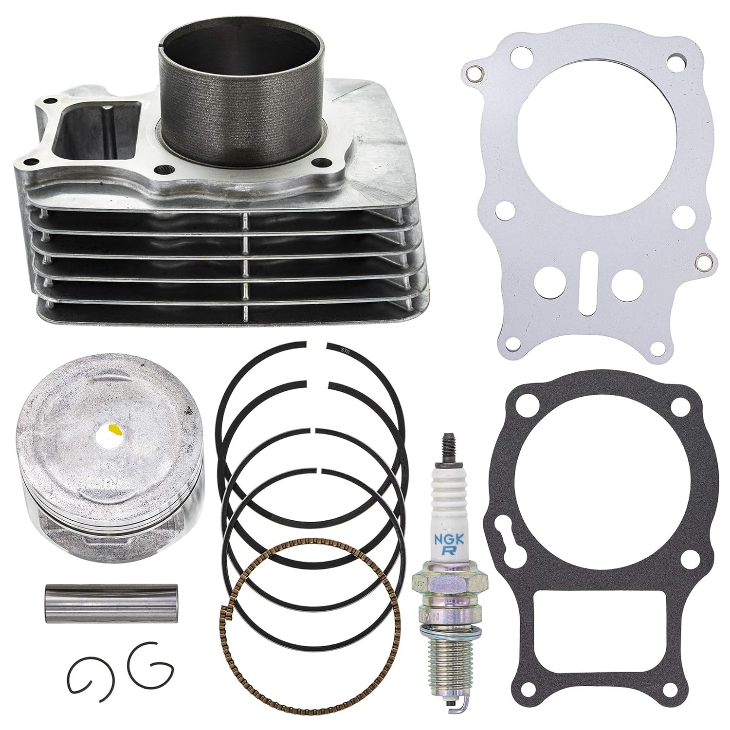 NICHE Cylinder Piston Gasket Kit For 19972000 Honda Recon 250 TRX250