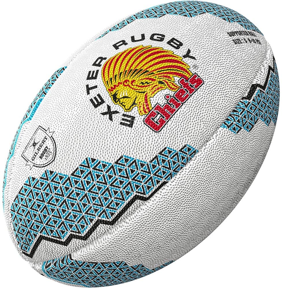2022 Gilbert Exeter Supporter Rugby Ball Size 5