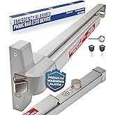 Commercial Door Bar Panic Exit Device with Alarm - FS-1550A UL Listed Push Bar Door Handle - Emergency Opener for Exits - Grade 1 Certified Crash Handle