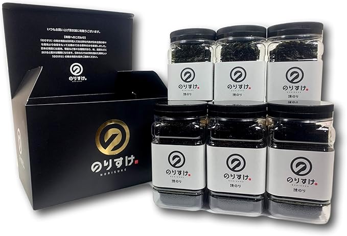 Amazon のりすけ焼き海苔卓上６本パック の のりすけ ｎｏｒｉｓｕｋｅ ｎｏ ｒｉ 焼きのり 通販