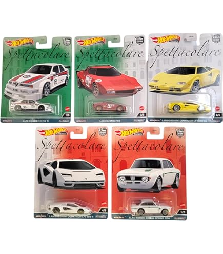 Amazon.com: Hot Wheels 1:64 Car Culture 2018 Euro Speed - Set of 5