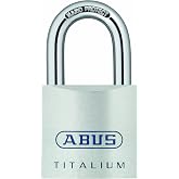 ABUS 80TI/50 KD Titalium Aluminum Alloy Padlock Keyed Different