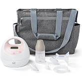 Spectra Baby S2 Plus Premier Electric Breast Pump with Tote, 24 mm | Replacement Kit with Breast Shield, Bottle, Disk, Cap, Backflow Protector, Duckbill Valve, Nipple &amp; Tubing