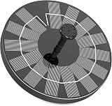 AISITIN 3.5W Solar Fountain Pump for Bird Bath 10 Nozzles 4 Rods Garden view 4