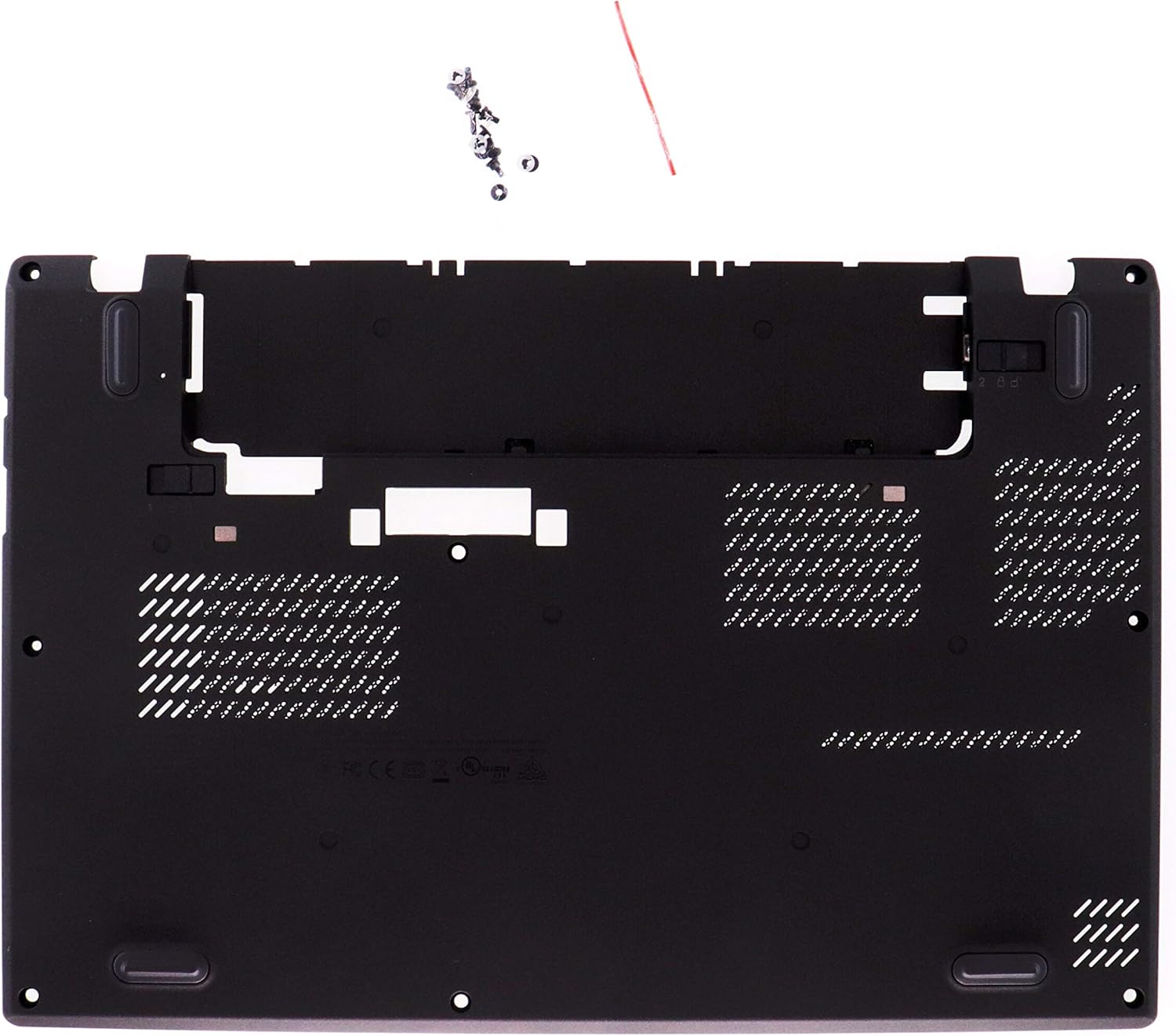 LeFix Bottom Base Cover Lower Case Shell with Screws Replacement Compatible with Lenovo ThinkPad X260(20F5 20F6) 01AW432 AP0ZK000100 SCB0K41880