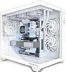 MUSETEX ATX PC Case, 360MM RAD Support, 3 x 120mm