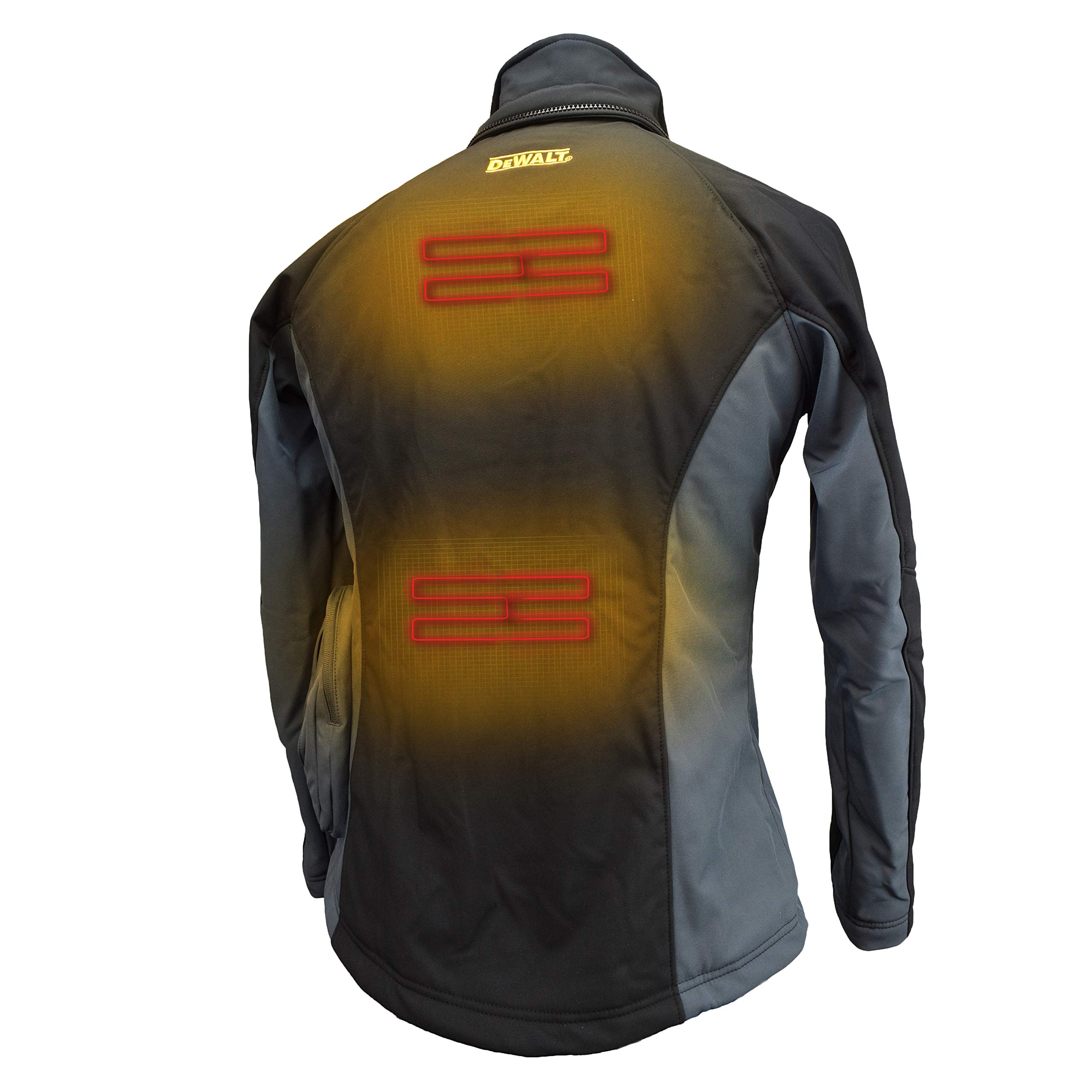DEWALT DCHJ066C1M 20V/12V MAX Women's Heated Jacket Kit, Black, Medium