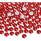 Jollin Glue Fix Crystal Flatback Rhinestones Glass Diamantes Gems for Nail Art Crafts Decorations Clothes Shoes(ss20 1440pcs, Siam)