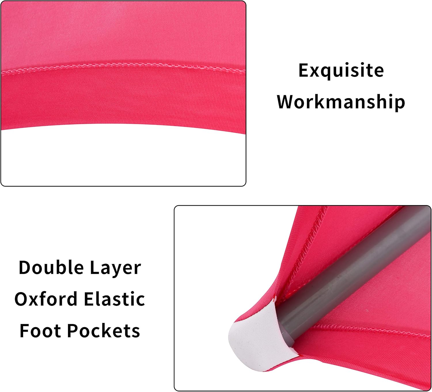 Obstal Waxberry Red Cocktail Table Covers Stretch Spandex Cocktail Table Cover Cloth for Wedding (30"-32" Diameter x 42" Height,1Pc): Home & Kitchen