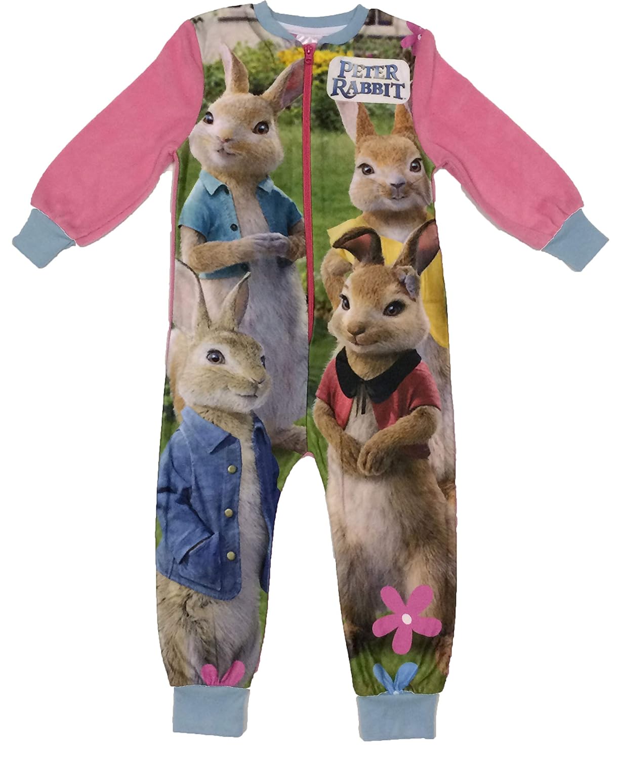Girls Peter Rabbit Onesie All in One Sleepsuit Amazon.co.uk Clothing