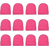 Gelante Unisex Beanie Cap Knitted Warm Solid Color and Multi-Color Multi-Packs