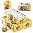 Fiorella Crunch Wafer Cookies, Milk Chocolate Covered Crispy Thin Crunch Wafers with Hazelnut Cream Filling, Chocolate Biscuits, 18 Individually Wrapped Snacks, Pack of 3