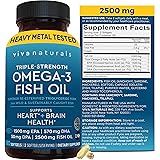 Triple Strength Omega 3 Fish Oil Supplement for