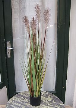 Licht & Grün exclusive Kunstpflanzen Künstliches Pampasgras ca. 95cm Top-Qualität