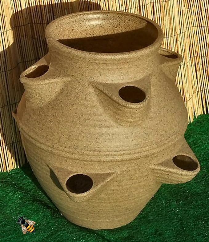 Large Garden Strawberry Planter Flower Pot Patio Tub