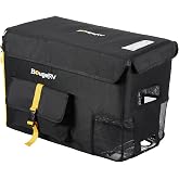 BougeRV 30 Quart Insulated Protective Cover for BougeRV CR28 Refrigerator | Easy-flap Access, Clear Temp Display, 3-layer Insulation for Camping (Refrigerator NOT Included, NOT for CRPRO Fridge)