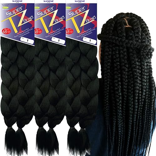 Pre-Stretched Braiding Hair Extensions – 48 Inch Long Unfolded – 6