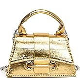 FALETO Mini Purses for Women Y2K Top Handle Crossbody Bag Stylish Tiny Clutch Shoulder Handbag for Cocktail Party Prom