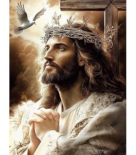 Apomelo Diamond Painting Kit for Adults Jesus Full Drill Diamond
