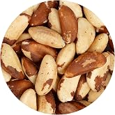 Raw Brazil Nuts, 1 Pound Bag, No Shell, Whole, Hampton Distribution